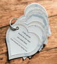 Heart-Shaped Pocket Book of Positivity Cards – Set of 8 Motivational Sentiment