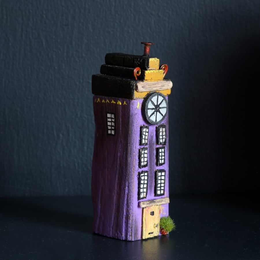 Wonky Buildings, Amsterdam Driftwood Art