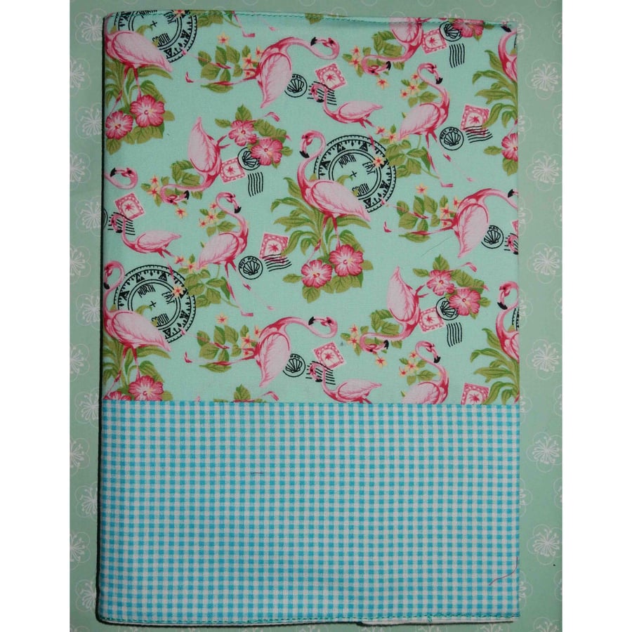 Diary fabric covered  Flaminngos SALE PRICE