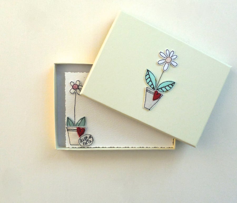 'Flowerpots' - A Box of Six Postcards with Envelopes