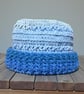 Crocheted Freestyle Flat Top Beanie Hat - Image 8