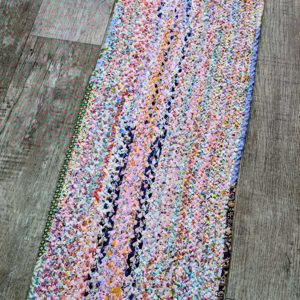 Beautiful Handmade Braided Rug.