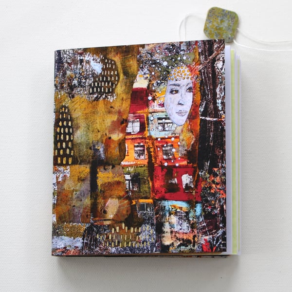 Treehouses, handmade art journal
