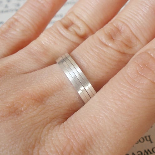 slim stacking ring in sterling silver, 1 ring. - Folksy