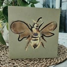 Bee Illustration Art Work Blank Greetings Card Birthday Thank You