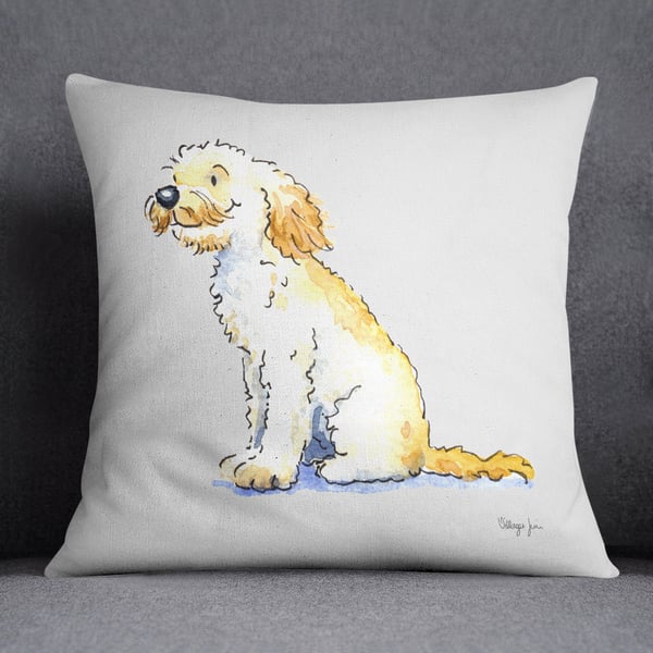 Cockapoo Golden Cushion