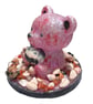 Heartfire Guardian Bear Sculpture Rhodonite & Red Agate - Image 3