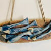 Handmade driftwood wall hanging coastal art