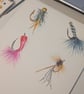 Fishing Flies, a signed print of an original painting - Image 4