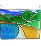 Tropical Beach Stained Glass Picture Landscape 002 - Image 5