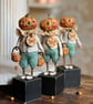 Pumpkin spun cotton Art Dolls Boo!! Halloween 