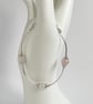 Rose Quartz Sterling Silver Bracelet  - Image 3