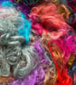 Colourful Recycled Sari Silk Threads - Image 10