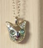 siver cat pendant - Image 1