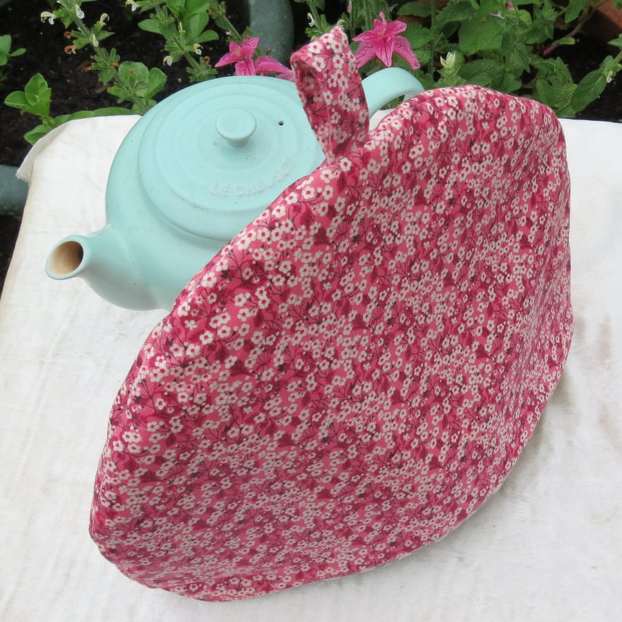 Tea Cosy.  Made from Liberty baby cord.  Medium tea cosy.