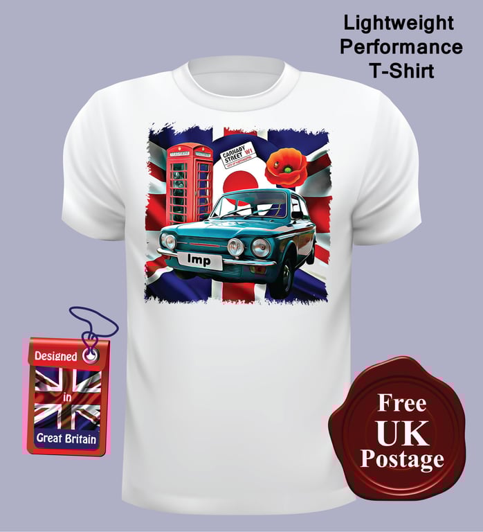 Hillman Imp T Shirt, Mens T Shirt, Choose Your Size