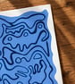Original Abstract Postcard Art Painting Puddle - Image 5