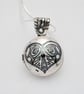 Medium sterling silver heart locket