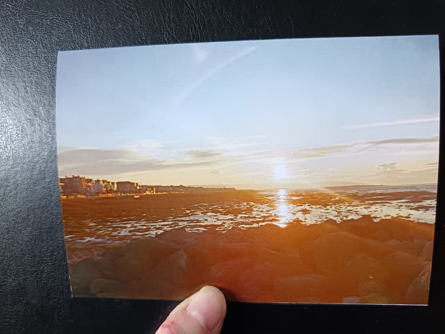 A6 Greetings Card: Hoylake Sunset