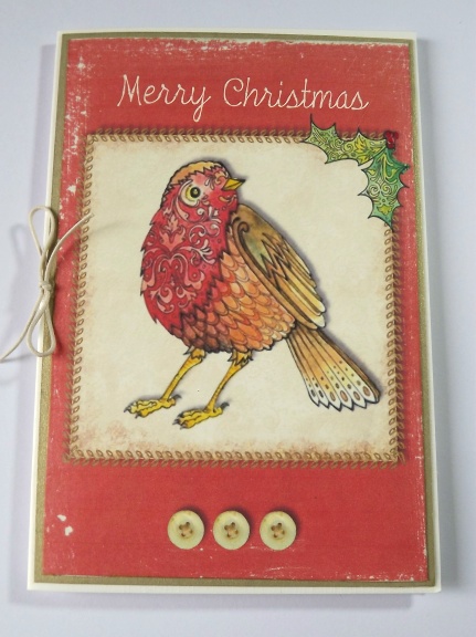 Robin Christmas Card( Pack of 5)