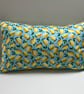 Rectangle Cushion in a lemon print cotton fabric - Home Decor - Image 1
