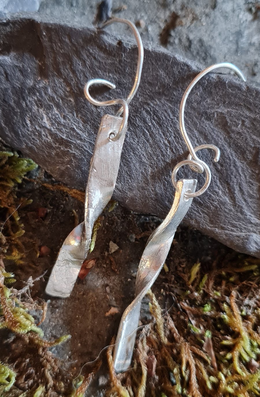 Mobius Silver Earrings - Small