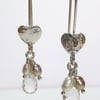 Silver Heart Earrings