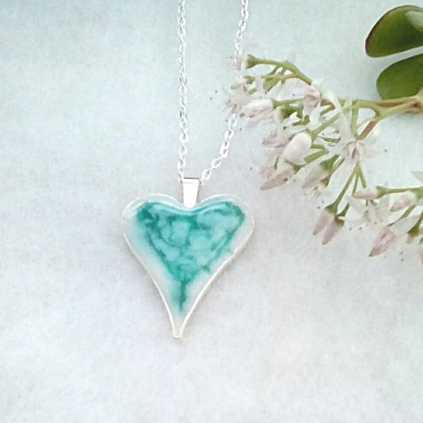 Wild Heart Resin Pendant