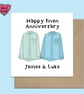 Happy 4th anniversary card for linen  - Image 8