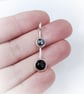 Silver pendant with hematite and onyx - Image 7