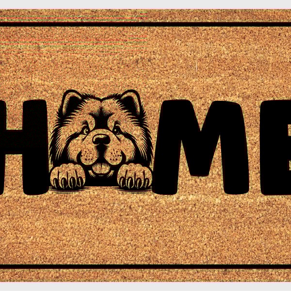 Chow Chow Home Door Mat - Chow Chow Welcome Mat - 3 Sizes