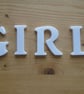 Girl Self Adhesive letters 