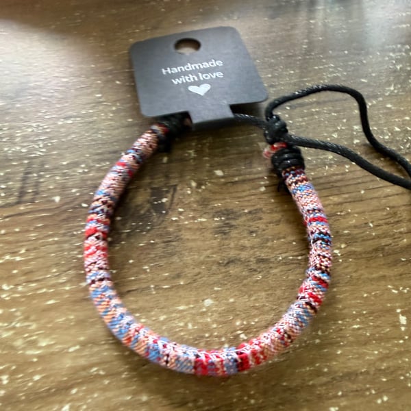 Handmade Colorful Cord Bracelet - Made with Love