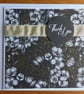 Thank You Card - Floral Black and Gold - Image 5