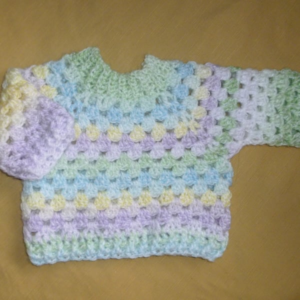 New baby jumper crochet ( ref F 655 Cr K5 )