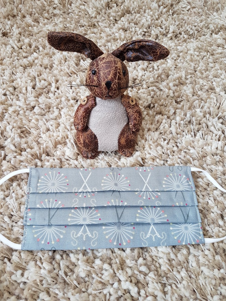 Adult  face covering - Pins and Needles print