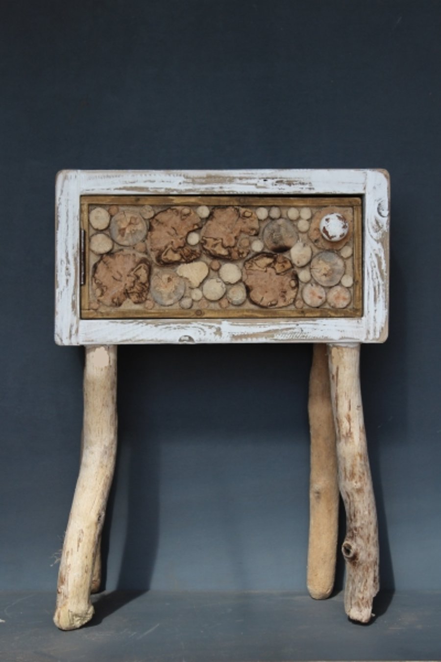 Driftwood side table, Driftwood bedside table,D... Folksy