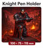 Knight Pen Holder Desk Organiser 100 - 75 - 115 mm