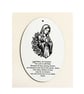 Engraved Hail Mary Prayer Plaque – Virgin Mary Wall Hanging (190 x 130 mm)