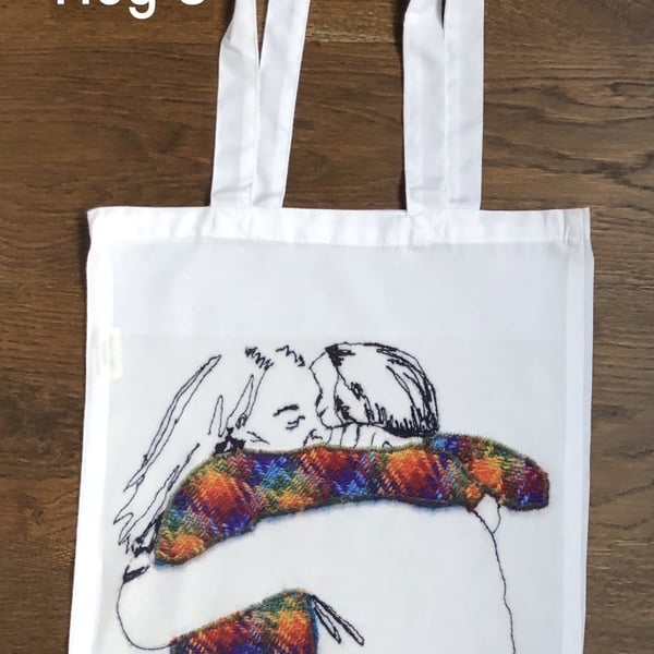 Hug tote bag (design 6)