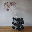 Statement Vase, unique flower vase with spikey sculptural design 