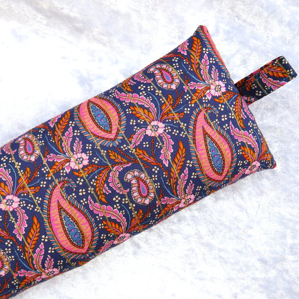 Keyboard wrist rest, made Liberty Tana Lawn, Shabani Paisley
