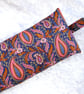 Keyboard wrist rest, made Liberty Tana Lawn, Shabani Paisley