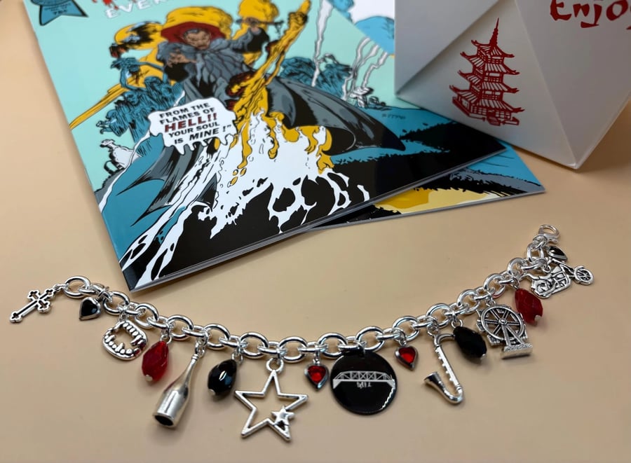 Lost Boys Vampire Inspired Charm Bracelet