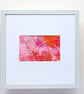 Pink Abstract mixed media PAINTING from everyday objects - Image 9