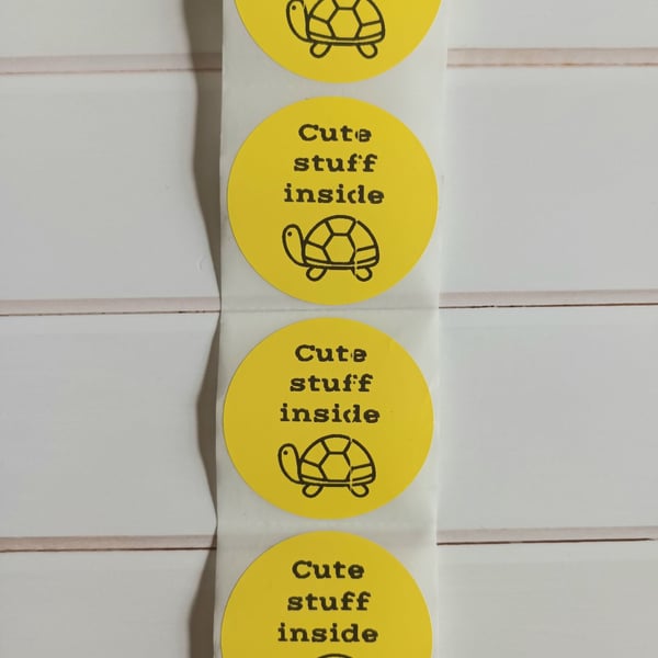 50 Cute Stuff Inside Thermal Printed Stickers (18Y)