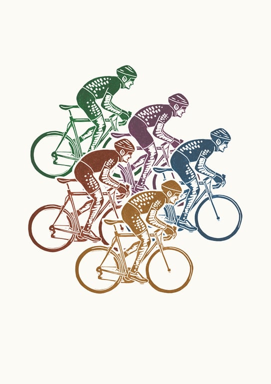 Peloton A3 poster print