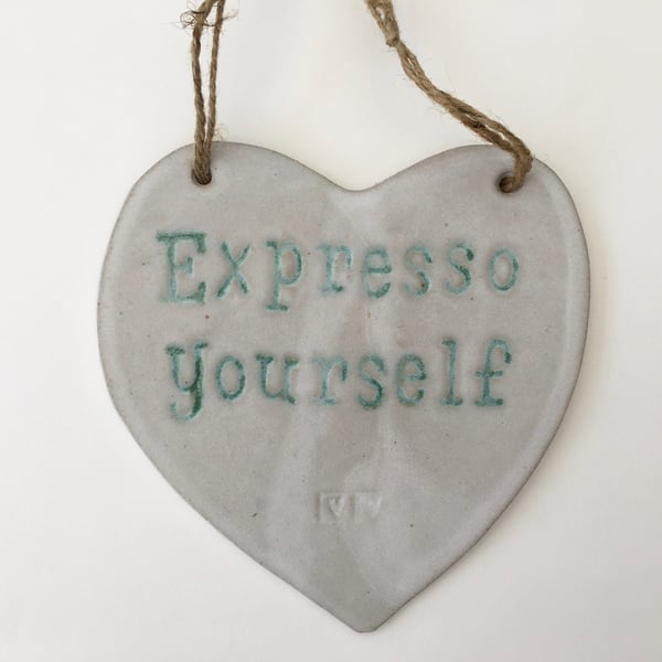 Ceramic novelty hanging boards, home decor, kitchen, cafe decor