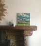 Clouds Over Cumwhitton, Cumbrian Landscape, Oil Painting on Raw Linen