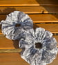 XXL Ditsy Floral Scrunchies, Frill Ruffle Scrunchies, Oversized Scrunchies - Image 7